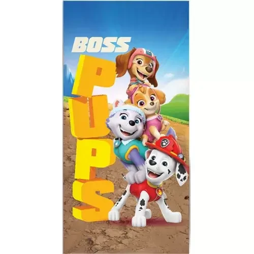 Mancs őrjárat törölköző, fürdőlepedő 70x140cm - Boss Pups