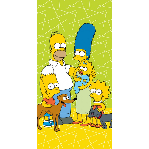 A Simpson család törölköző, fürdőlepedő