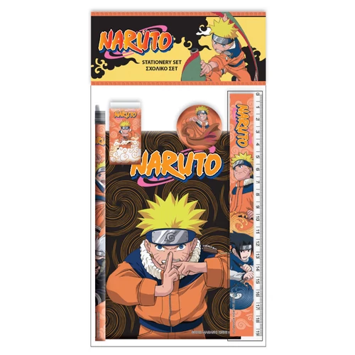 Naruto írószer szett - 5 darabos csomag