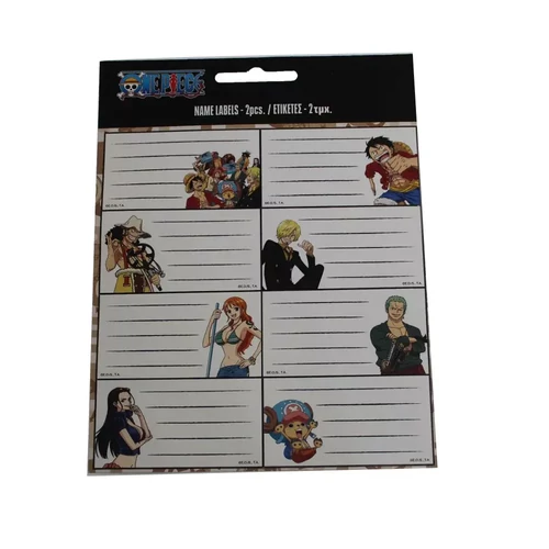 One Piece füzetcímke 16 db-os - Luffy