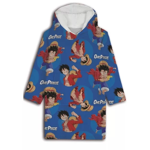 One Piece bebújós plüss polár takaró, poncsó - Monkey D. Luffy