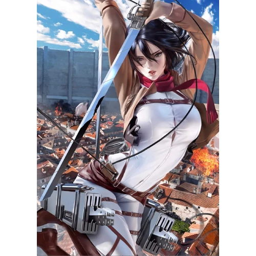 Attack on Titan puzzle 250 darabos - Shingeki no Kyojin - Mikasa Ackerman III. - Slim kivitel