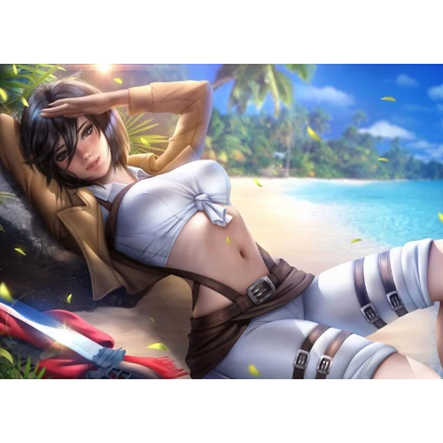 Attack on Titan puzzle 250 darabos - Shingeki no Kyojin - Mikasa Ackerman IV. - Slim kivitel
