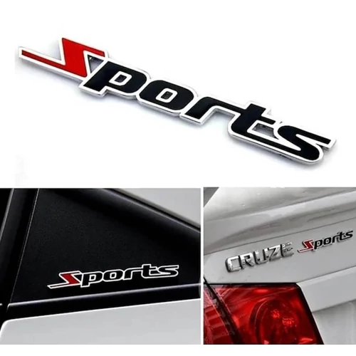 Sport 3D felirat matrica 