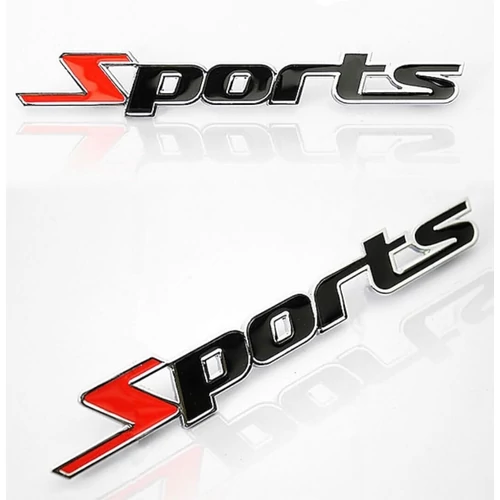 Sport 3D felirat matrica 