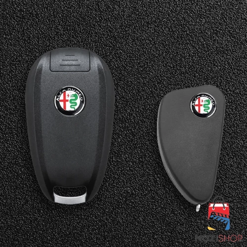 Alfa Romeo embléma, matrica kulcstartóhoz, 14 mm-es