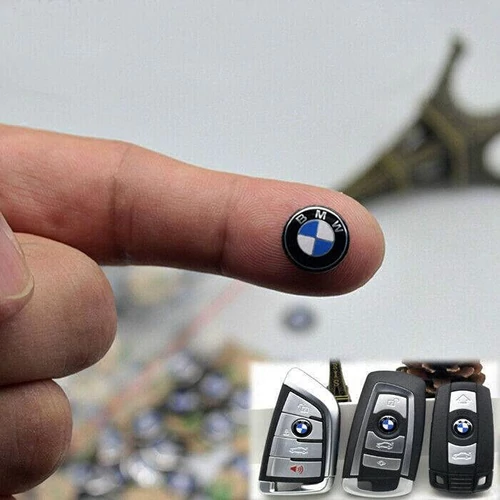 BMW embléma, matrica kulcstartóhoz, 11 mm-es, E szériához