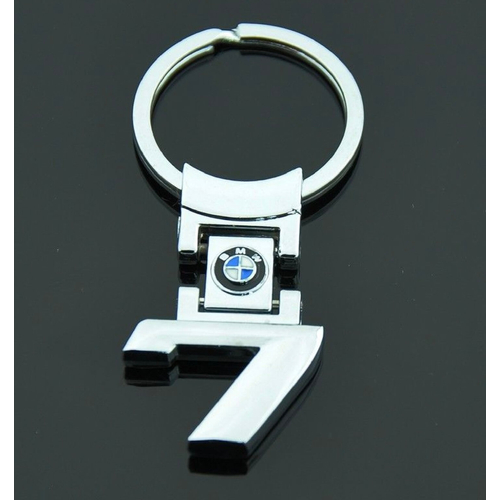 BMW 7 fém kulcstartó - 3D logó