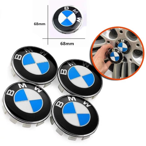 BMW felniközép kupak szett - 68 mm-es, 3D kivitel