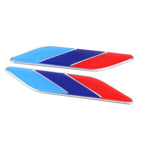 BMW M Power zászló 3D autó matrica szett