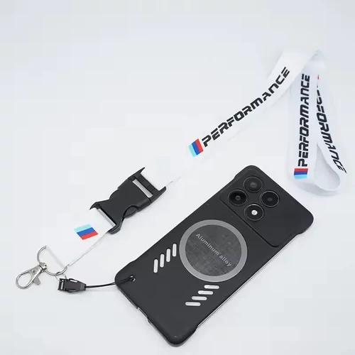 BMW kulcstartó, nyakpánt fehér - Performance