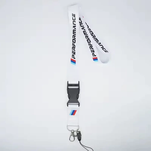 BMW kulcstartó, nyakpánt fehér - Performance
