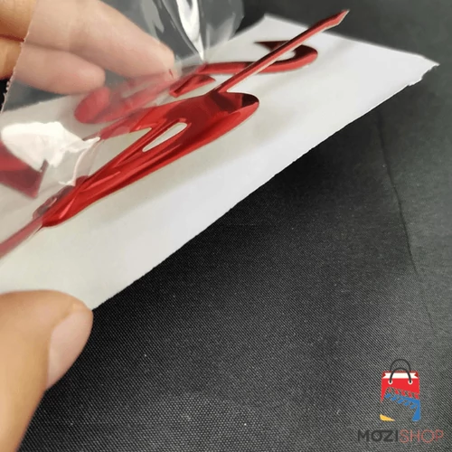 Ördög dekorációs matrica autókhoz 3D kivitelben - Arany