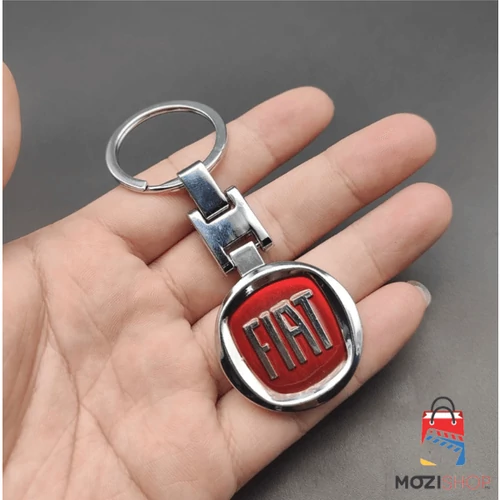 Fiat fém kulcstartó - 3D logó
