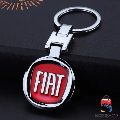 Fiat fém kulcstartó - 3D logó