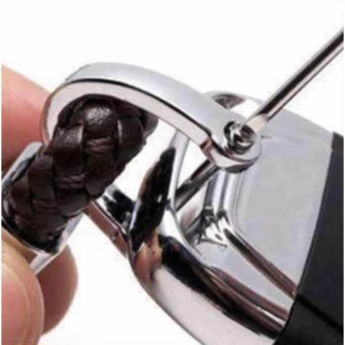 Mitsubishi kulcstartó, távirányító tartó fonott műbőr 