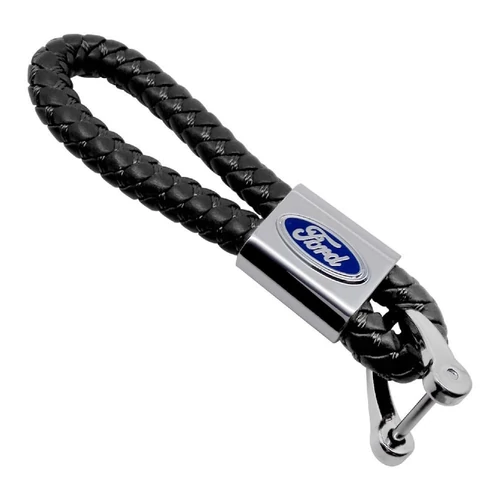 Ford kulcstartó, távirányító tartó fonott műbőr