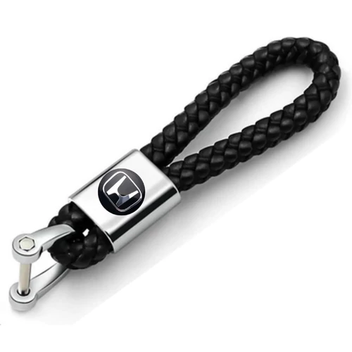 Honda kulcstartó, távirányító tartó fonott műbőr