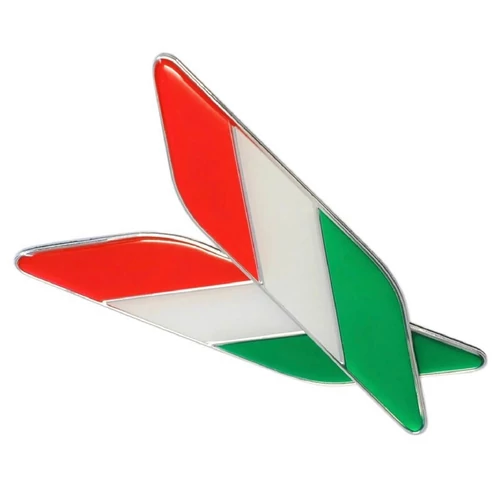 Magyar zászló 3D autó matrica szett