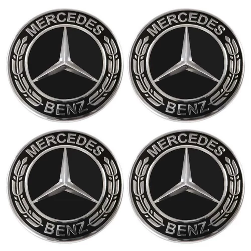 Mercedes felni matrica szett - 65 mm-es, 3D kivitel