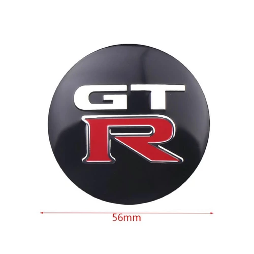 Nissan GTR felni matrica szett - 56 mm-es, 3D kivitel