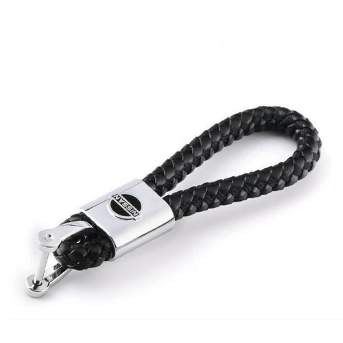 Nissan kulcstartó, távirányító tartó fonott műbőr