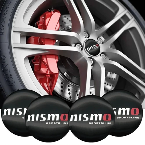 Nissan Nismo felni matrica szett - 56 mm-es, 3D kivitel