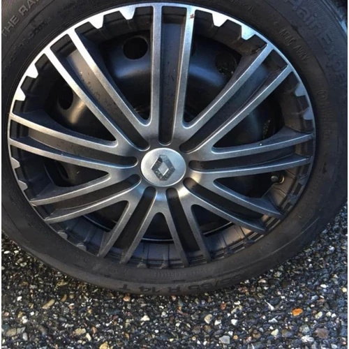 Renault felni matrica szett - ezüst logó 56 mm-es, 3D kivitel