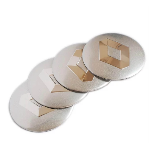 Renault felni matrica szett - ezüst logó 56 mm-es, 3D kivitel