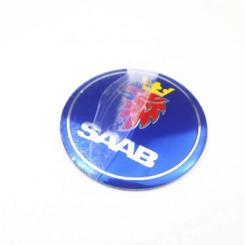 Saab felni matrica szett - kék 56 mm-es, 3D kivitel