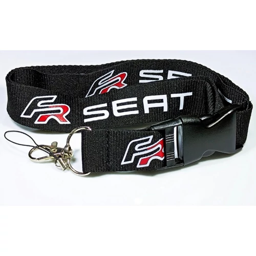 Seat kulcstartó, nyakpánt fekete - FR
