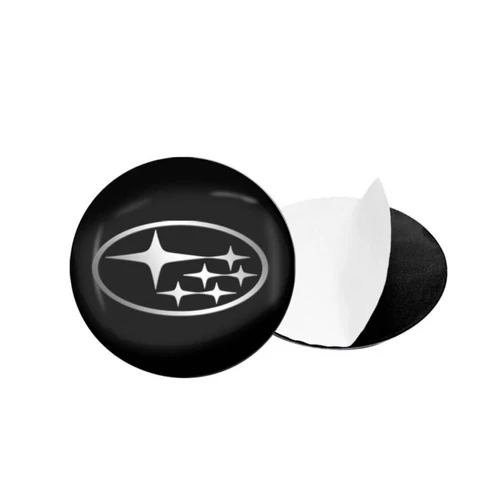 Subaru felni matrica szett - fekete 56 mm-es, 3D kivitel