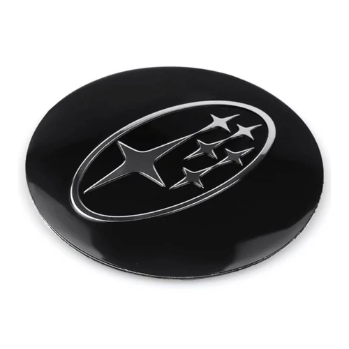 Subaru felni matrica szett - fekete 56 mm-es, 3D kivitel