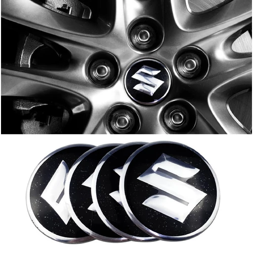 Suzuki felni matrica szett - fekete 65 mm-es, 3D kivitel