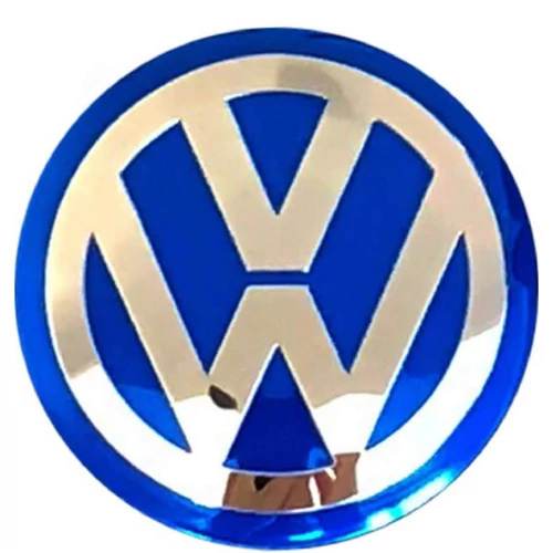 Volkswagen felni matrica szett - királykék 56 mm-es, 3D kivitel