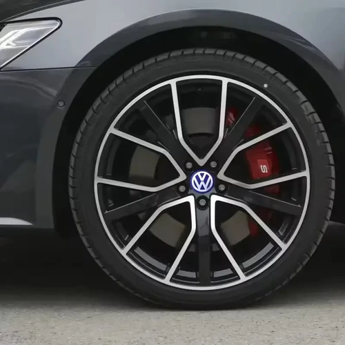 Volkswagen felni matrica szett - királykék 56 mm-es, 3D kivitel
