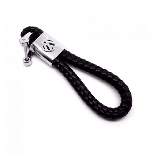 Volkswagen kulcstartó, távirányító tartó fonott műbőr