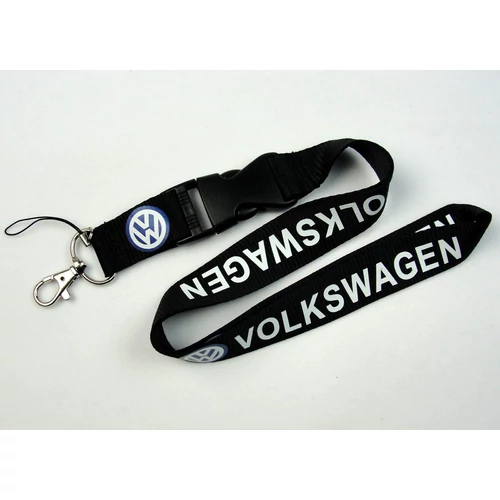 Volkswagen kulcstartó, nyakpánt fekete