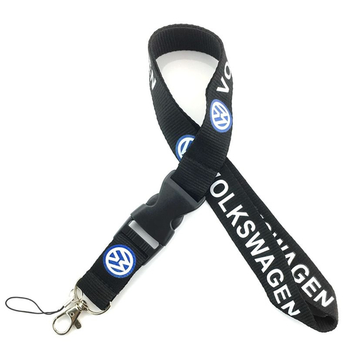 Volkswagen kulcstartó, nyakpánt fekete