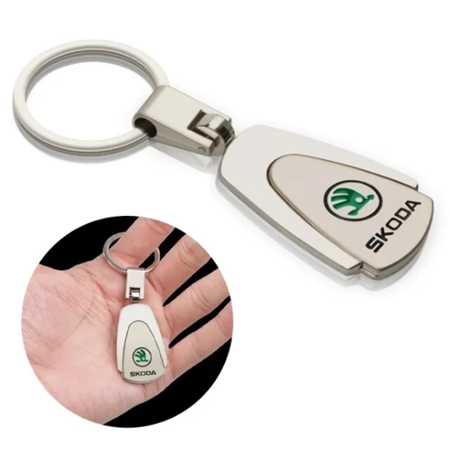 Skoda fém kulcstartó - Logó