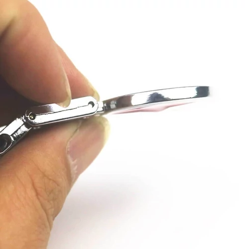 Audi fém kulcstartó - 3D kerek logó