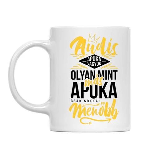 Audis apuka bögre