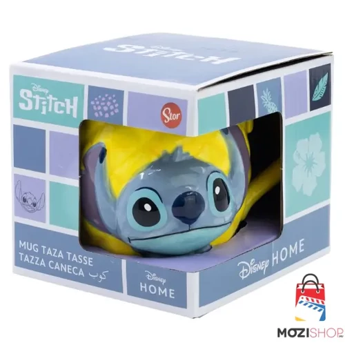 Disney Lilo és Stitch 3D bögre 190 ml - Ananász