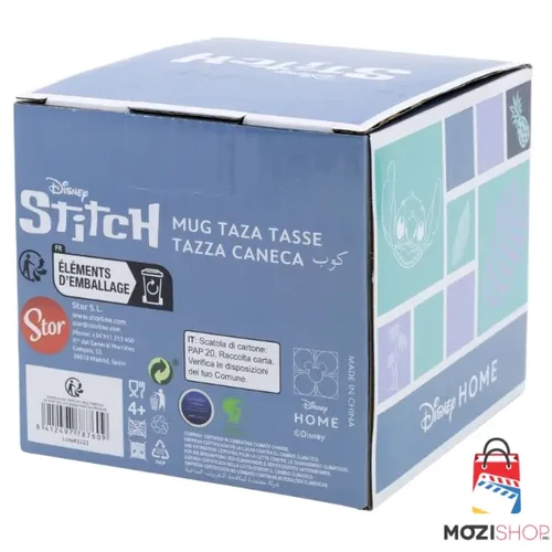 Disney Lilo és Stitch 3D bögre 190 ml - Ananász