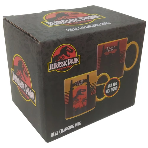 Jurassic Park hőre változó bögre