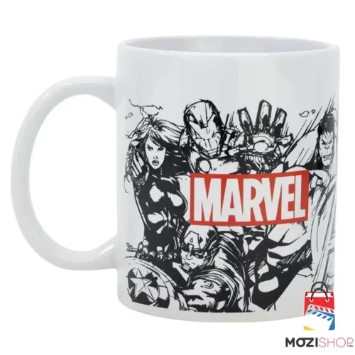 Marvel bögre - Karakterek és logó