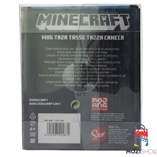 Minecraft 3D bögre 443 ml