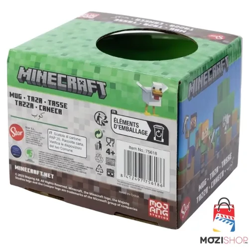 Minecraft kerámia bögre 380 ml