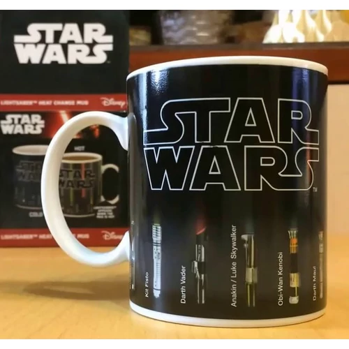 Star Wars hőre változó bögre - Fénykardok
