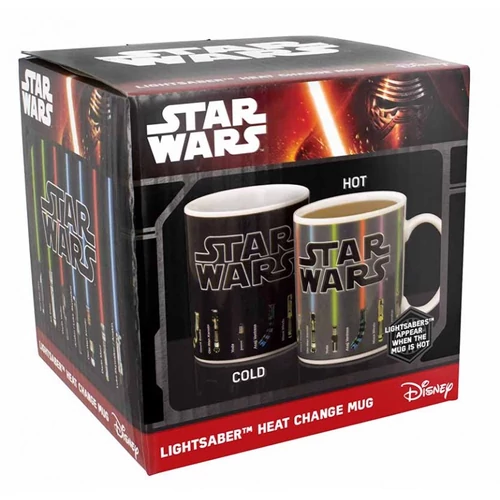 Star Wars hőre változó bögre - Fénykardok